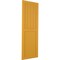 Ekena Millwork True Fit PVC Farmhouse/Flat Panel Combination Fixed Mount Shutters, Turmeric, 18W x 42H, PR TFP101FC18X042TU - alternate 3